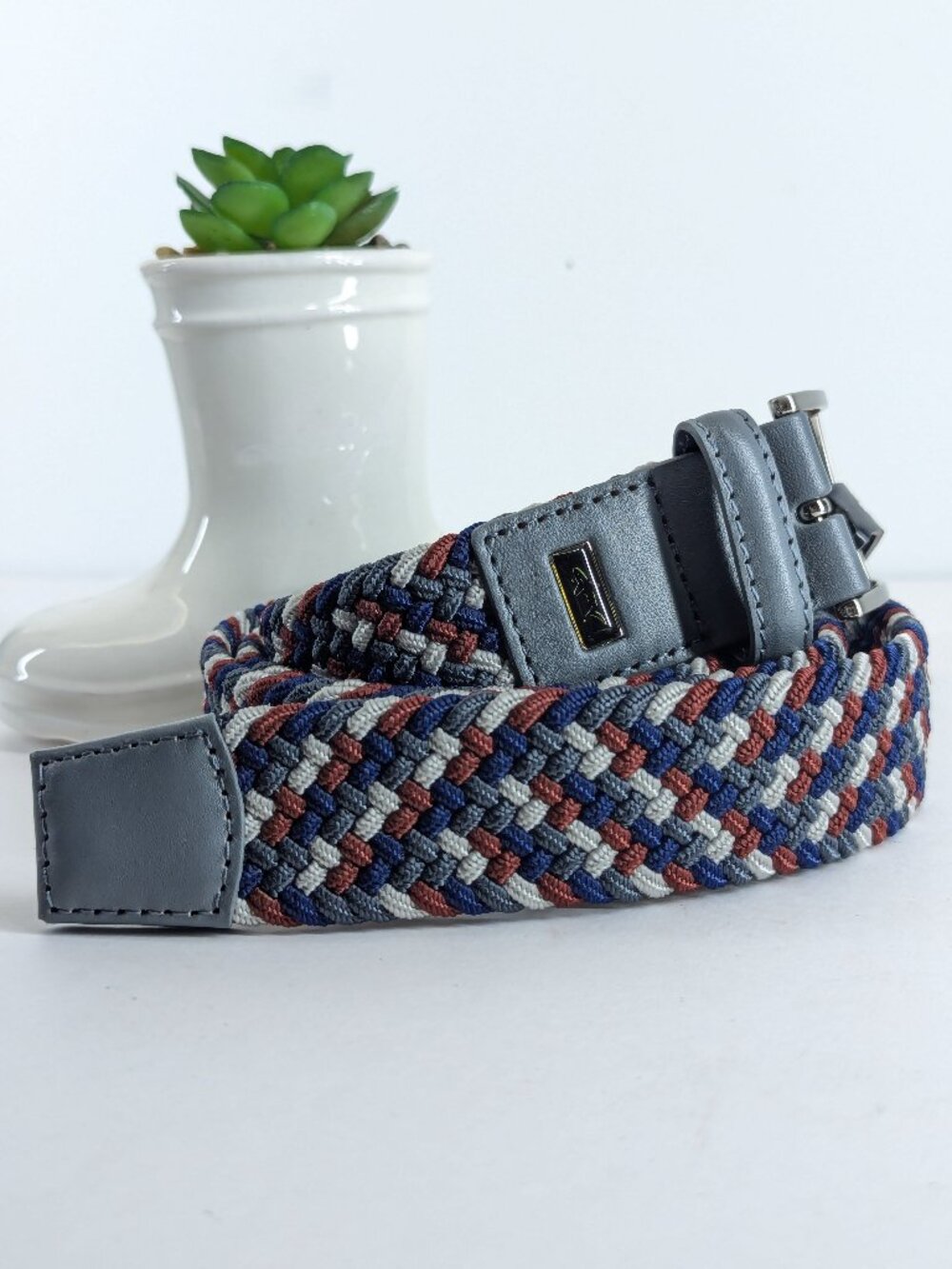 Greg Norman Braided Stretch Belt Size 44